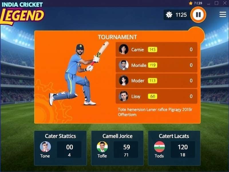 India Cricket Legend Player Customization